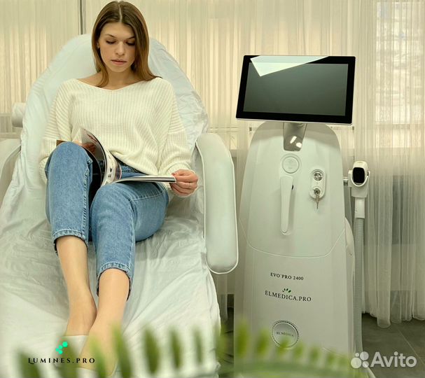 Диодный лазер для эпиляции «Lumines» Эво-Про 2400 Вт