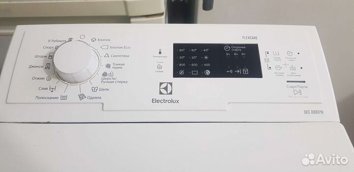 Стиральная машина бу вертикальная Электролюкс