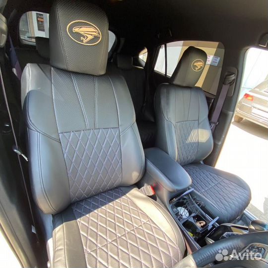 Авточехлы из экокожи toyota harrier