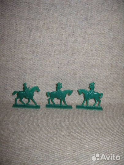 Игрушка СССР Солдатики Пограничники пластик 23 шту