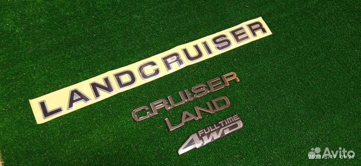 Land Cruiser 60/70/80/100/200/300 буквы на капот