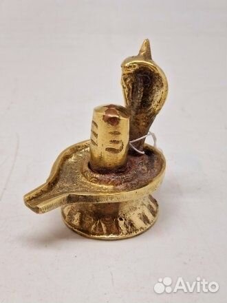 Шивалингам 6 см бронза