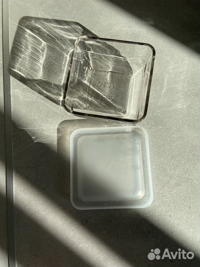Контейнер икеа стекло с крышкой