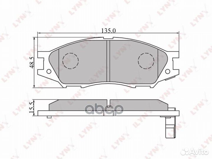 Колодки тормозные передние nissan Almera Classi