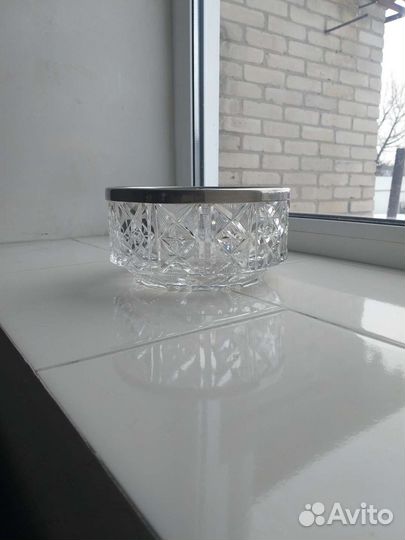 Конфетница,салатник хрустальный СССР