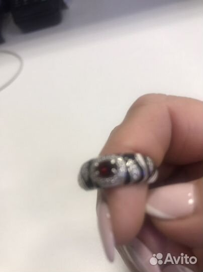 Серебряное кольцо женское