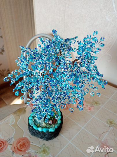 Деревья из бисера