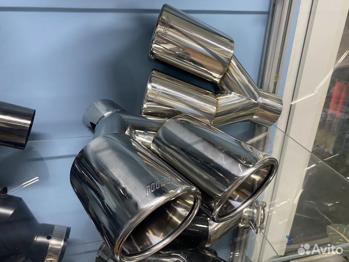 Насадки на глушитель M для BMW хром