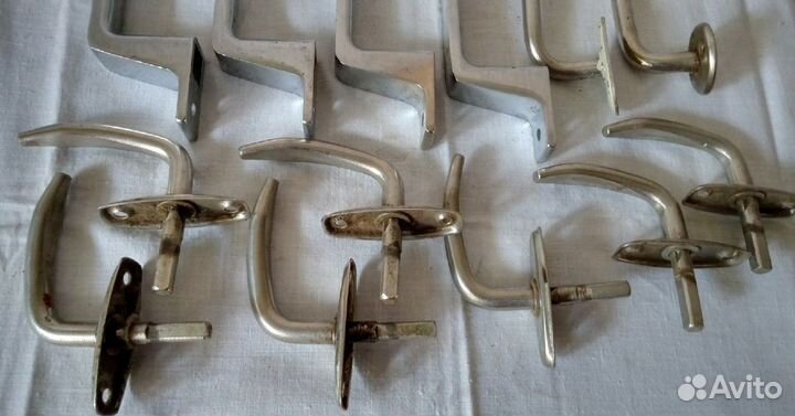Ручки дверные новые алюминий СССР