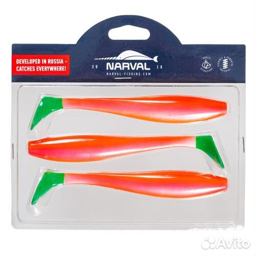 Силиконовая приманка Narval Choppy Tail 18cm #033