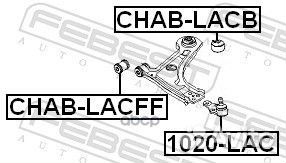 Сайленблок задний переднего рычага (chevrolet