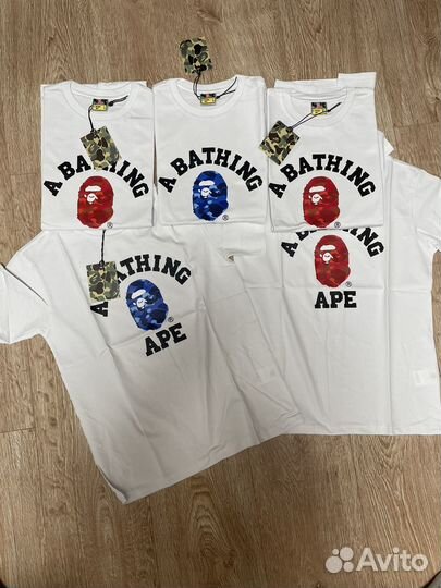 Футболка bape белая