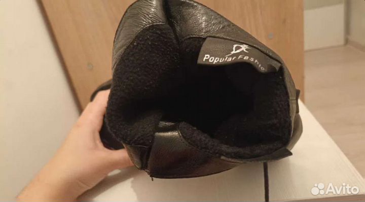 Полусапожки итальянские кожаные 40 размер