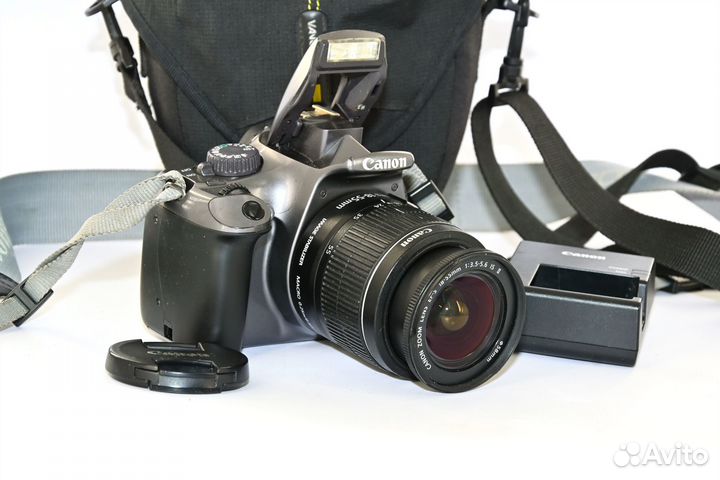 Canon EOS 1100D/T3 12.2MP серый зеркалка Kit 18-55