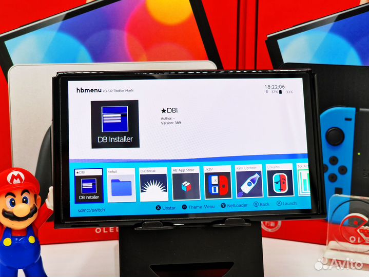 Nintendo Switch oled + Atmosphere + любые игры