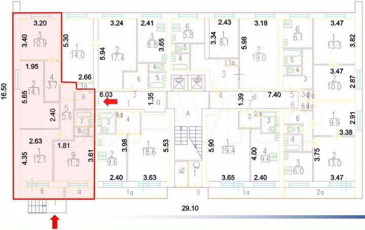 Свободного назначения, 68 м²