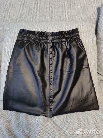 Кожаная юбка (эко)