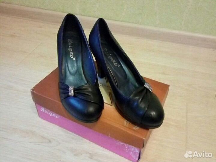 Туфли черные
