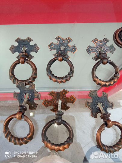 Кольцо-ручка винтаж бу