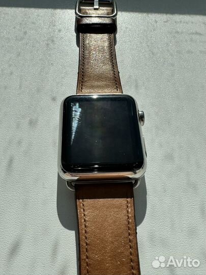 Apple watch 42 mm 1-gen Нержавеющая сталь