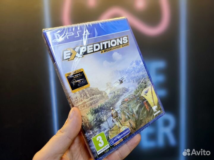 Диск ps4 Expeditions a mudrunner game, русская вер