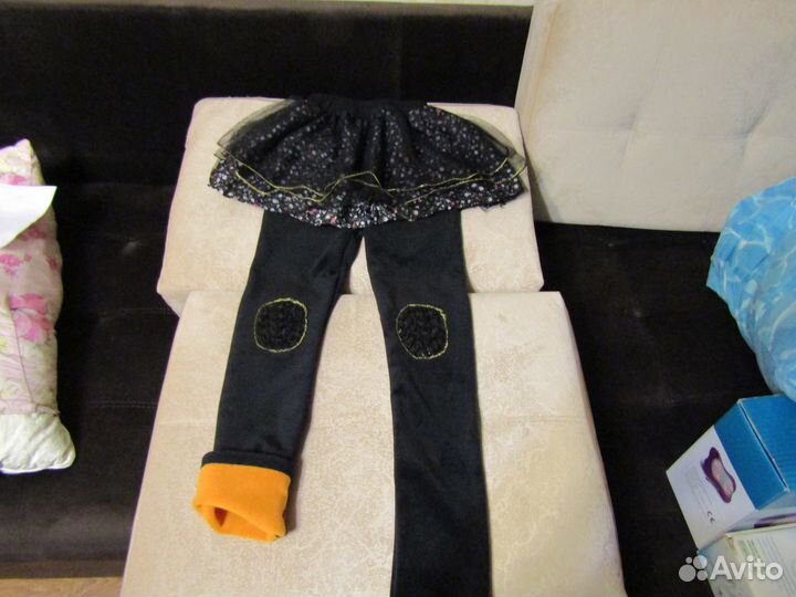 Тёплые юбка - брюки