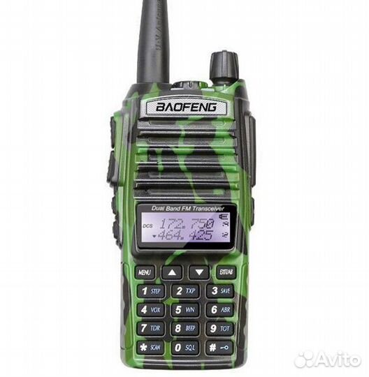 Рация Baofeng UV-82 5W (2х-диапазонная, камуфляж)