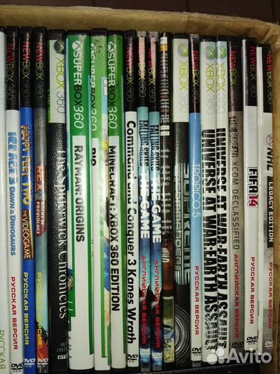Диски на xbox 360