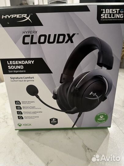 Наушники проводные hyperx cloudx