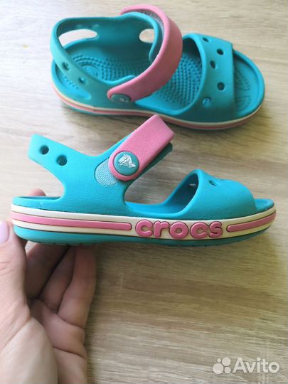 Сандалии crocs c7 для девочки