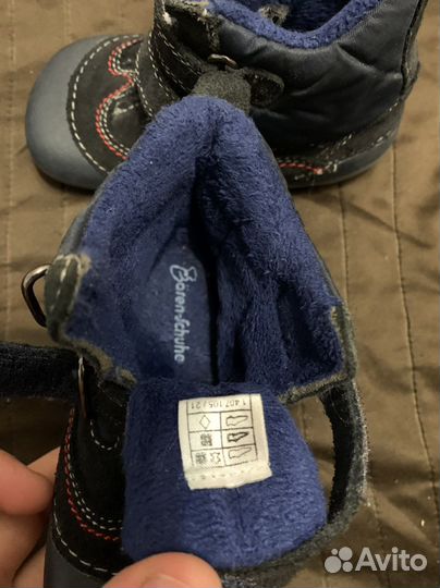 Ботинки Baren schuhe для мальчика 21