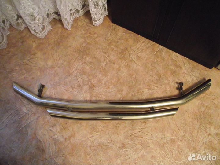 Защита из нержавей порогов и бампера для Лифан Х60