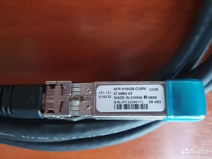 Модуль cisco sfp-H10GB-CU5M