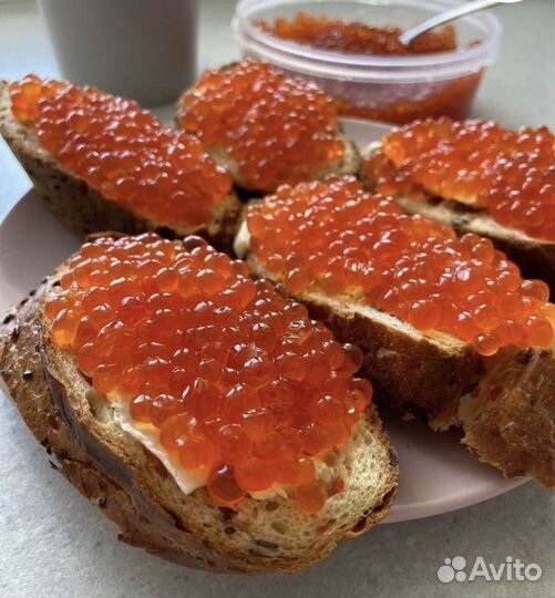 Красная икра Горбуши. Морепродукты
