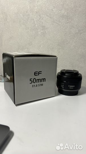 Объектив canon 50mm 1.8 ef