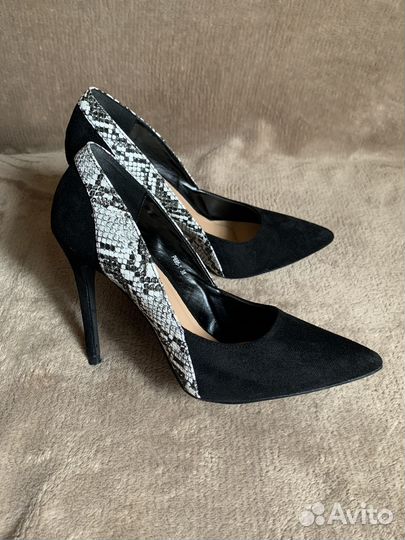 Туфли замшевые 38