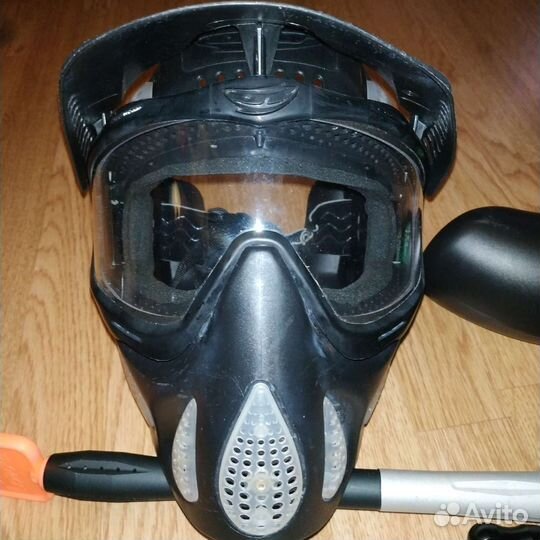 Снаряжение для пейнтбола (маска, разгрузка, и др)