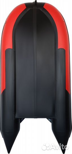 Надувная лодка gladiator B330AD (черно-красная)