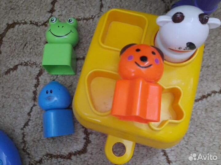 Паровоз каталка сортер музыкальный