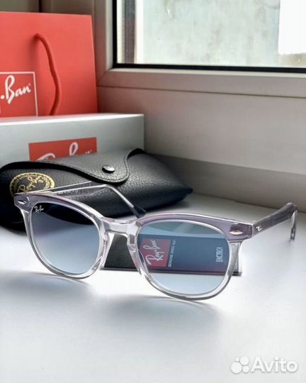 Очки ray ban hawkeye прозрачные