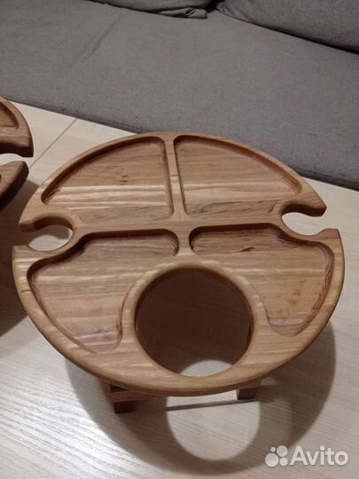 Менажница, винная тарелка дуб/ясень/ильм