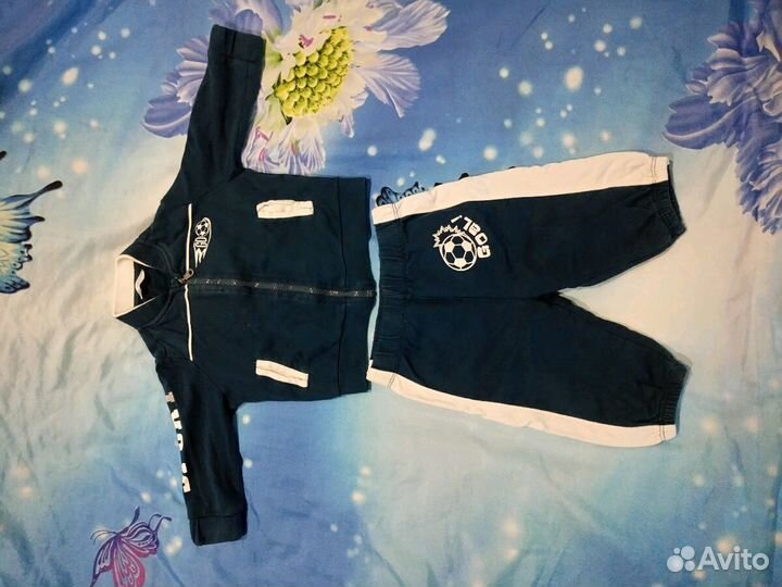 Спортивный костюм, куртка, вещи пакетом 68-74