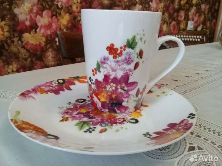 Чайная пара фарфор