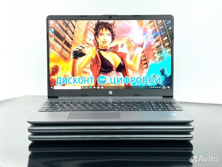 Новый Ноутбук HP/Intel N4020/IPS/15.6