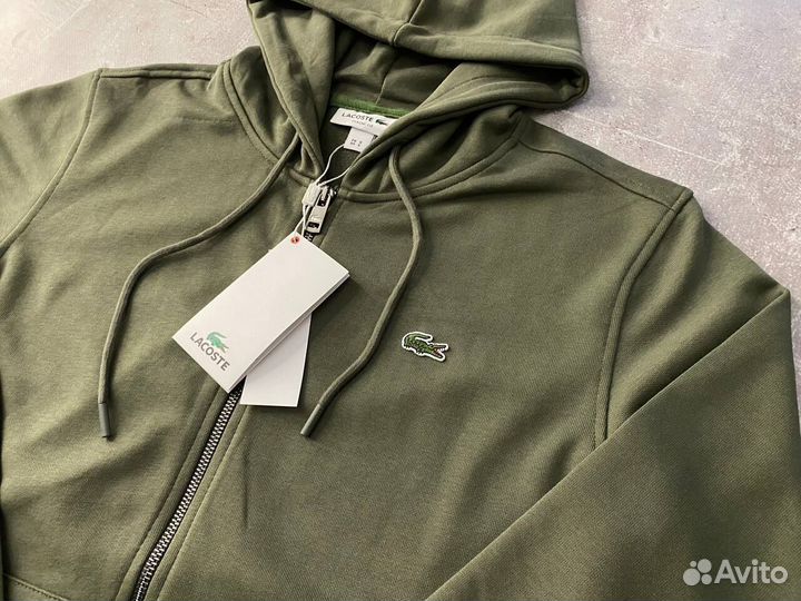 Спортивный костюм Lacoste зеленый люкс