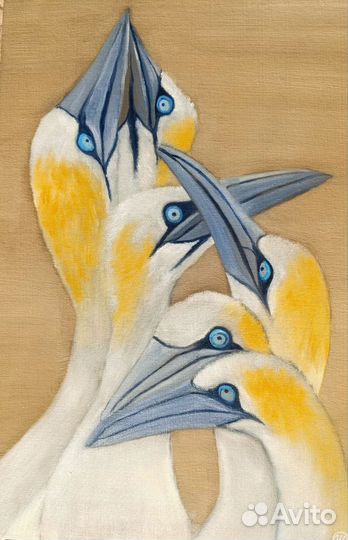 Картина маслом на холсте 