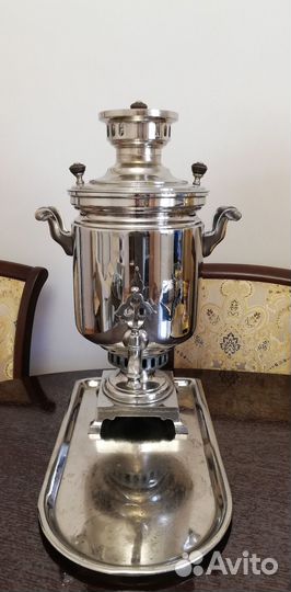 Самовар на дровах старинный