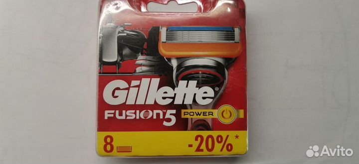 Лезвия для бритья Gillette Fusion оригинал