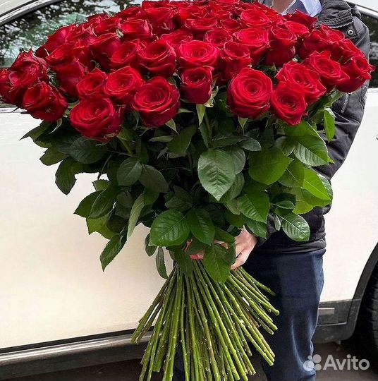 Высокие розы 150 160 170 180 190см доставка Москва