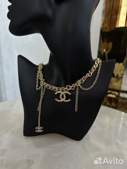 Колье чокер Chanel premium